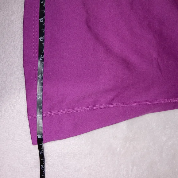 Under Armour Cold Gear Mock Neck Womens Fitted Shirt Size Large Purple - Picture 9 of 11